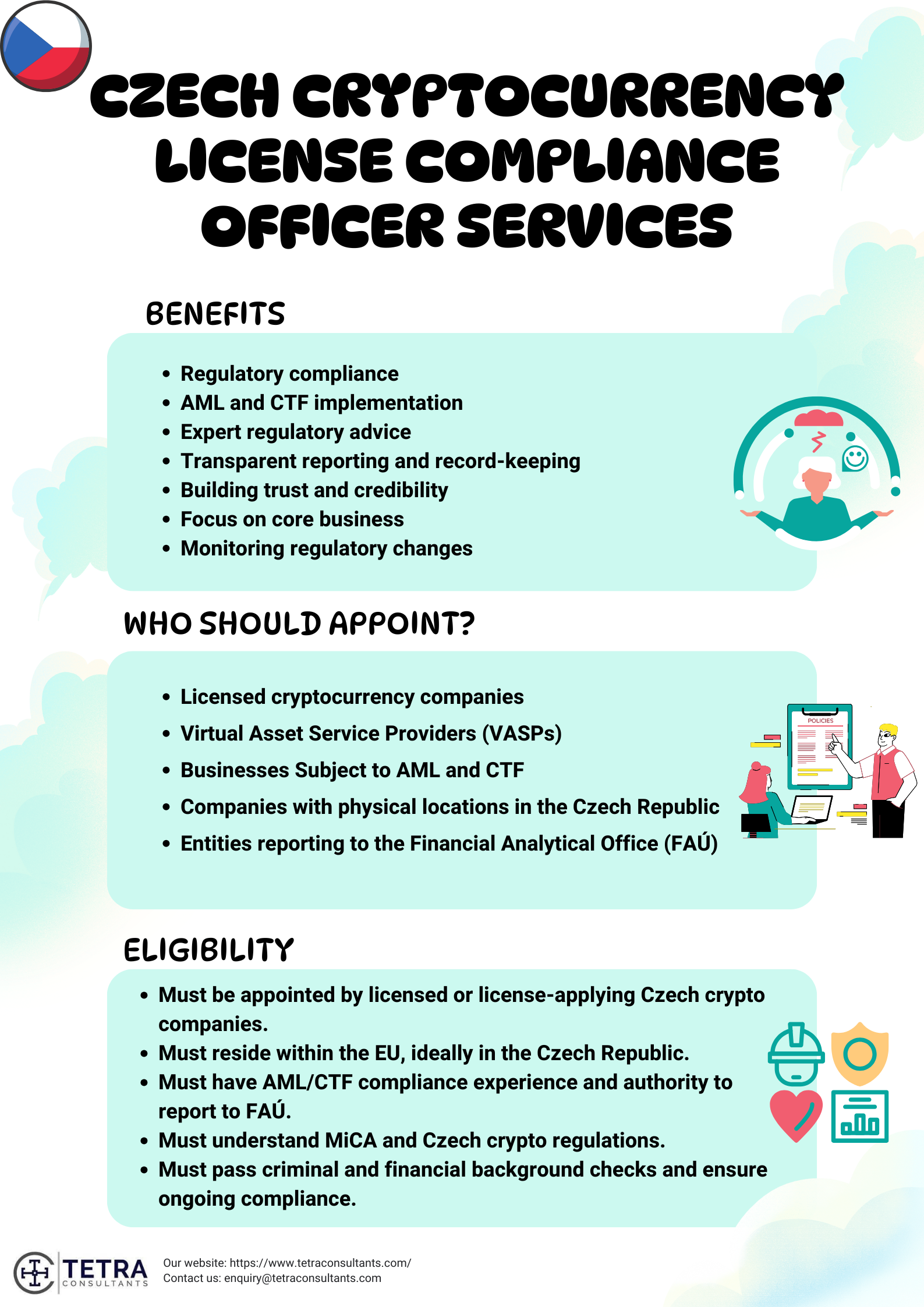 Czech Cryptocurrency License Compliance Officer | Tetra Consultants
