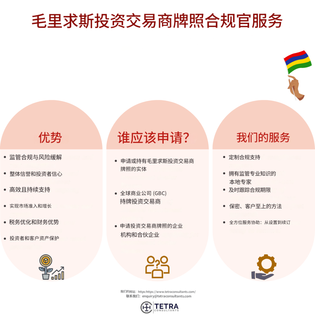 毛里求斯投资交易商执照合规官服务的好处