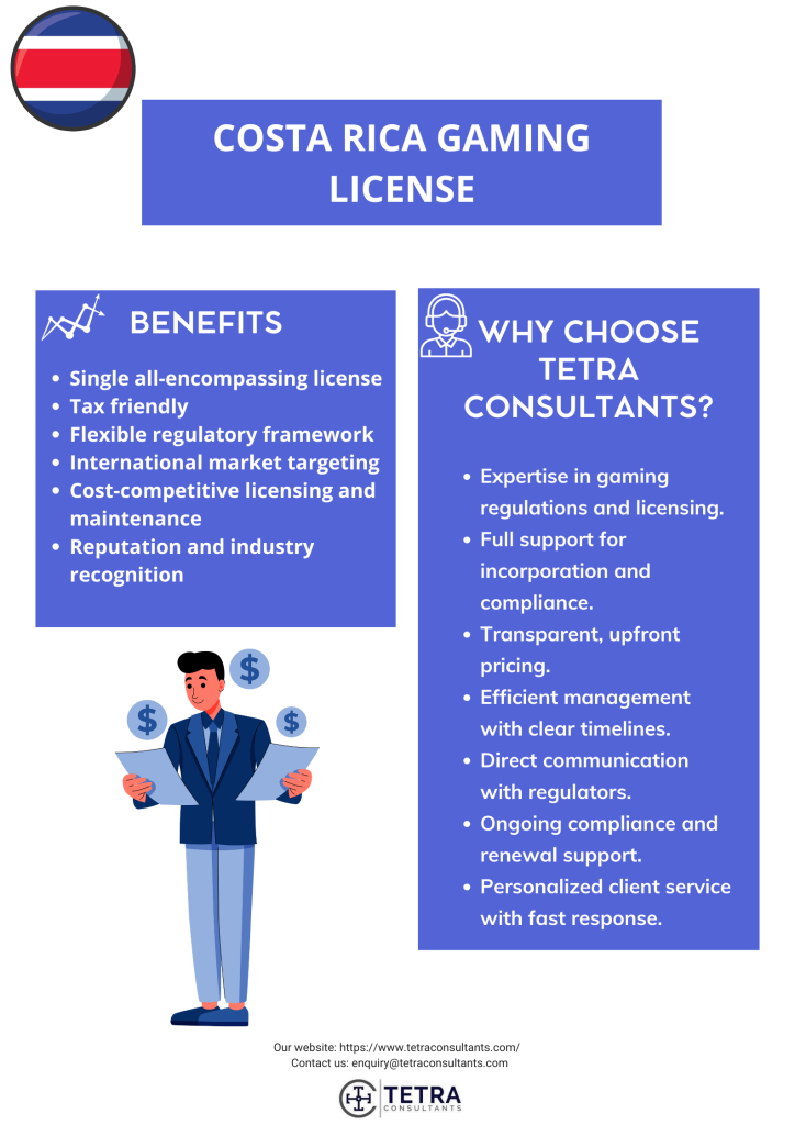 Benefits of Costa Rica gaming license 