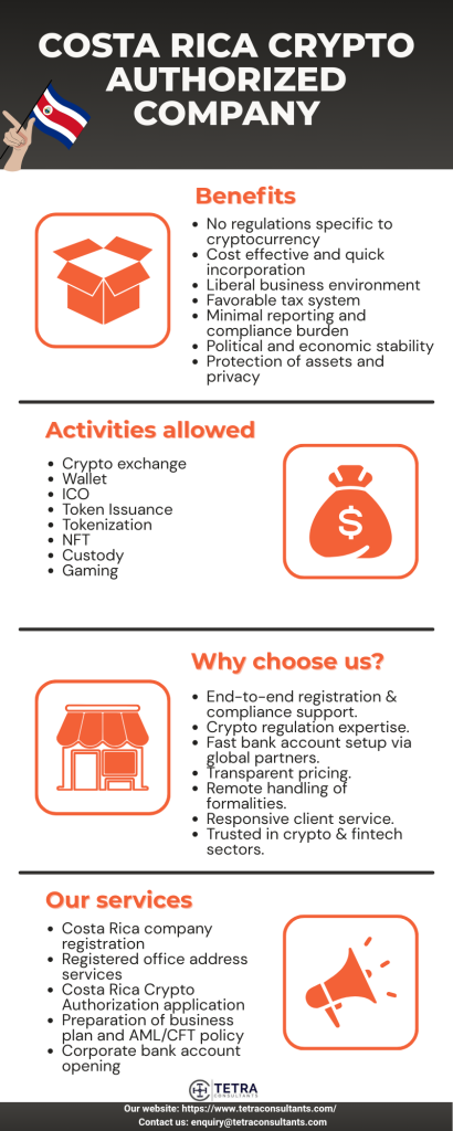 Benefits of a Costa Rica crypto-authorized company set up