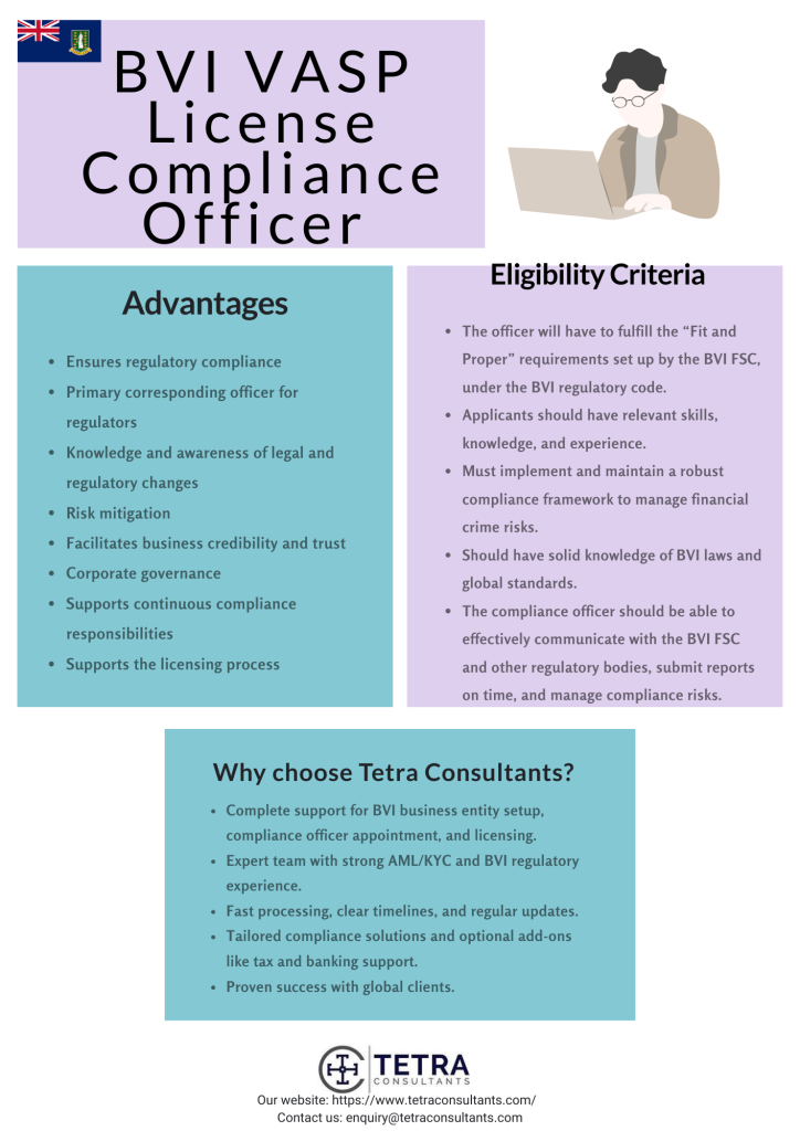 Advantages of appointing BVI compliance officer services