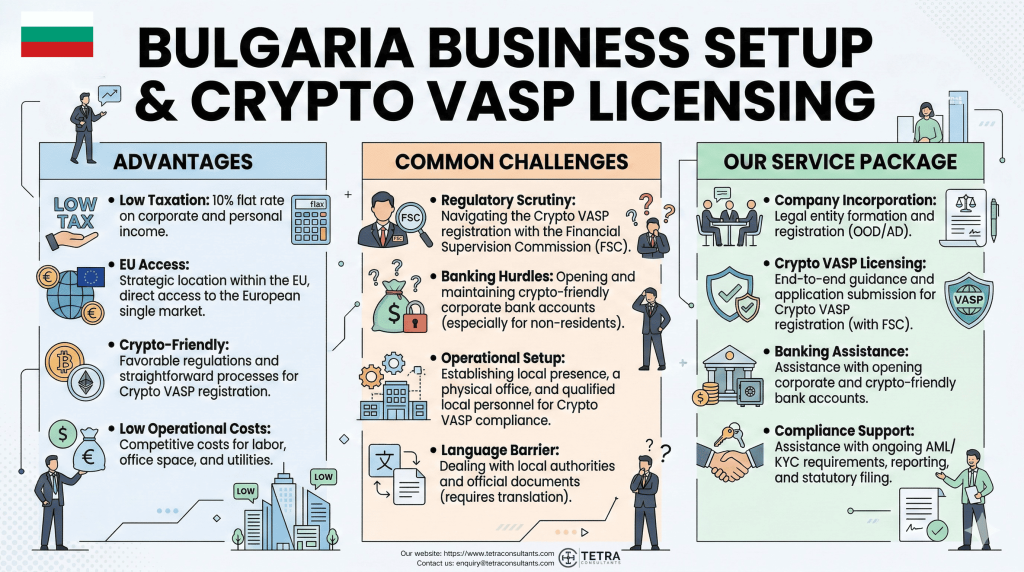 Laws governing a crypto license in Bulgaria (2026)